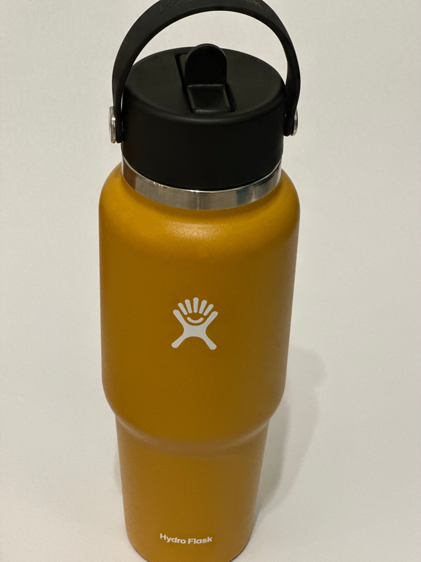 Stainless straw for Hydroflask 32 oz wide mouth flex straw travel bottle (cup holder bottom)
